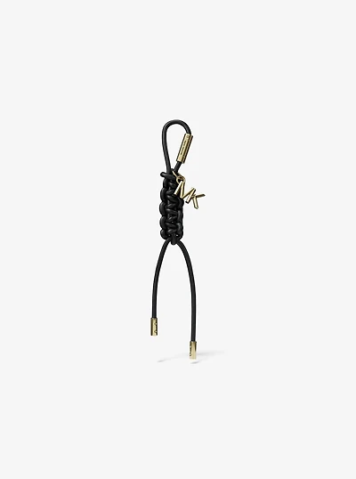 Gold-Tone and Braided Cord Bag Charm