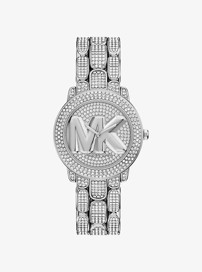 Pavé Phoebe Silver-Tone Watch