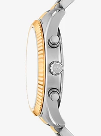 Oversized Lexington Two-Tone Watch