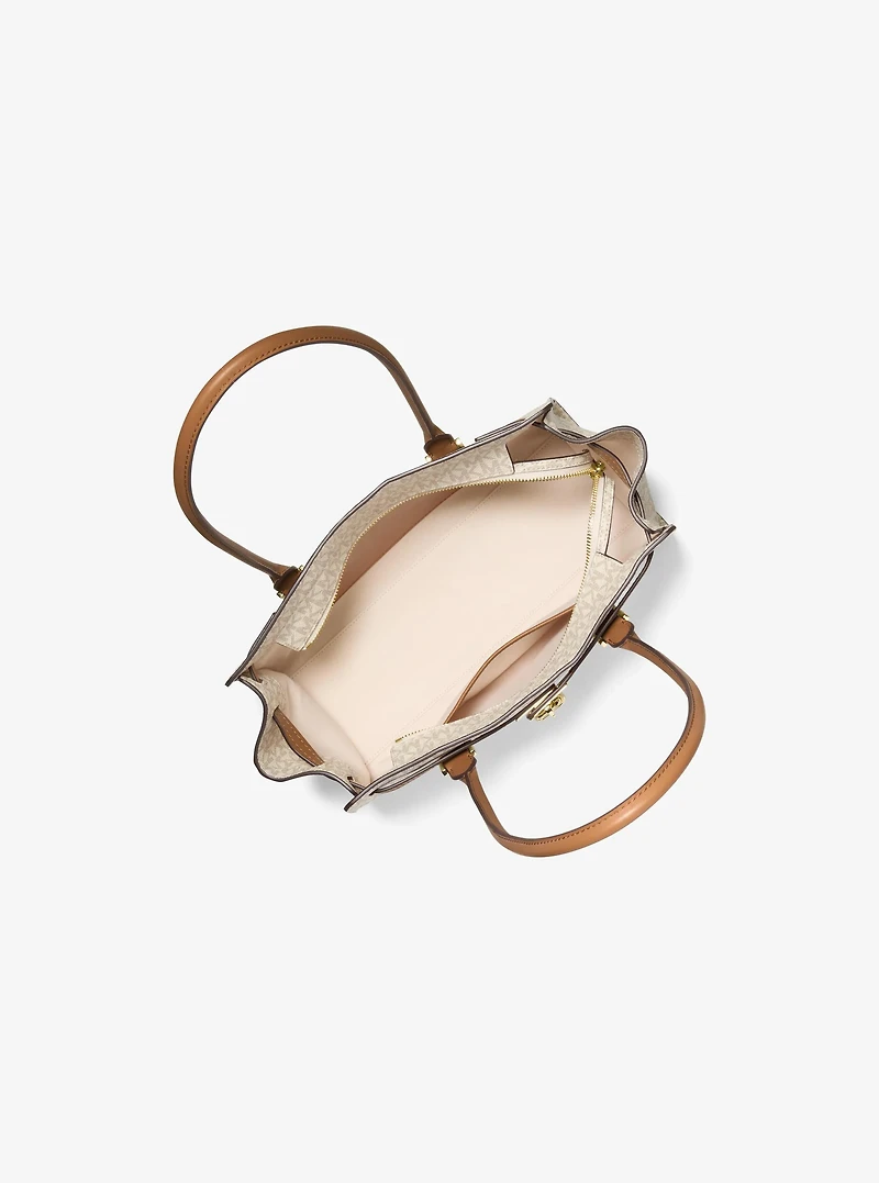 Hamilton Moderne Small Signature Logo Satchel