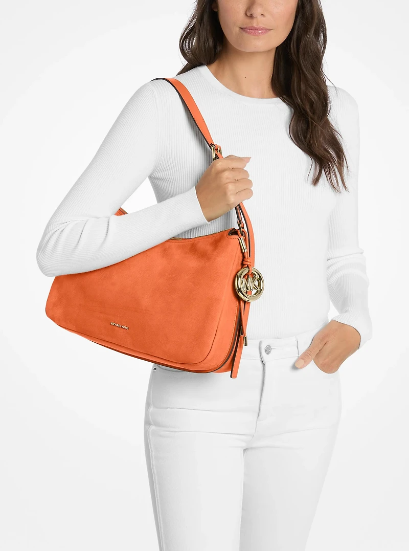 Nolita Medium Nubuck Shoulder Bag