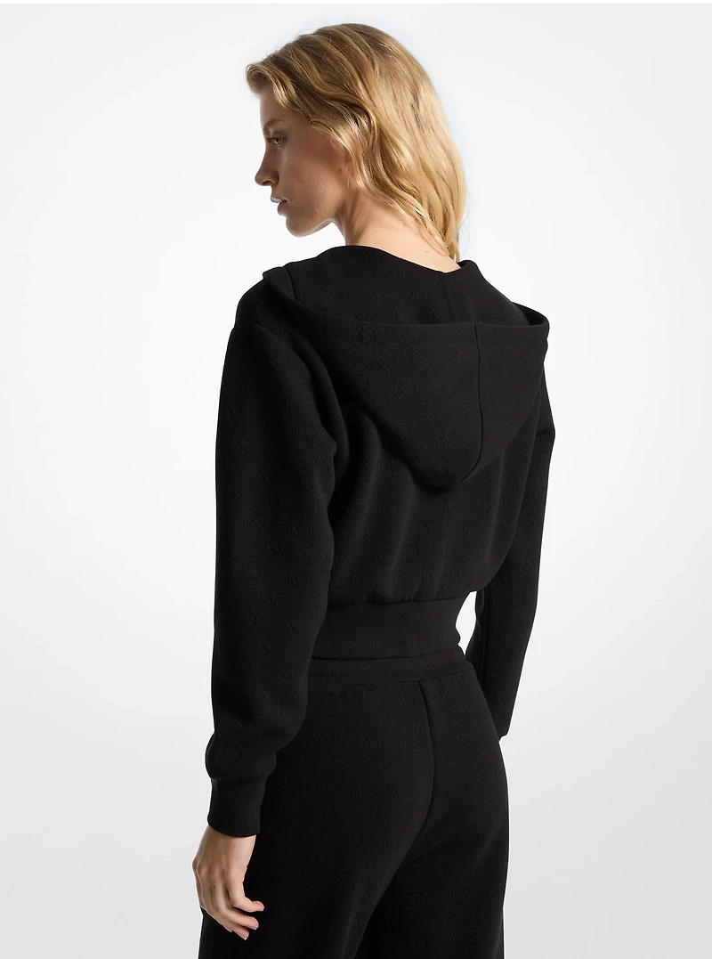 logo jacquard Hoodie