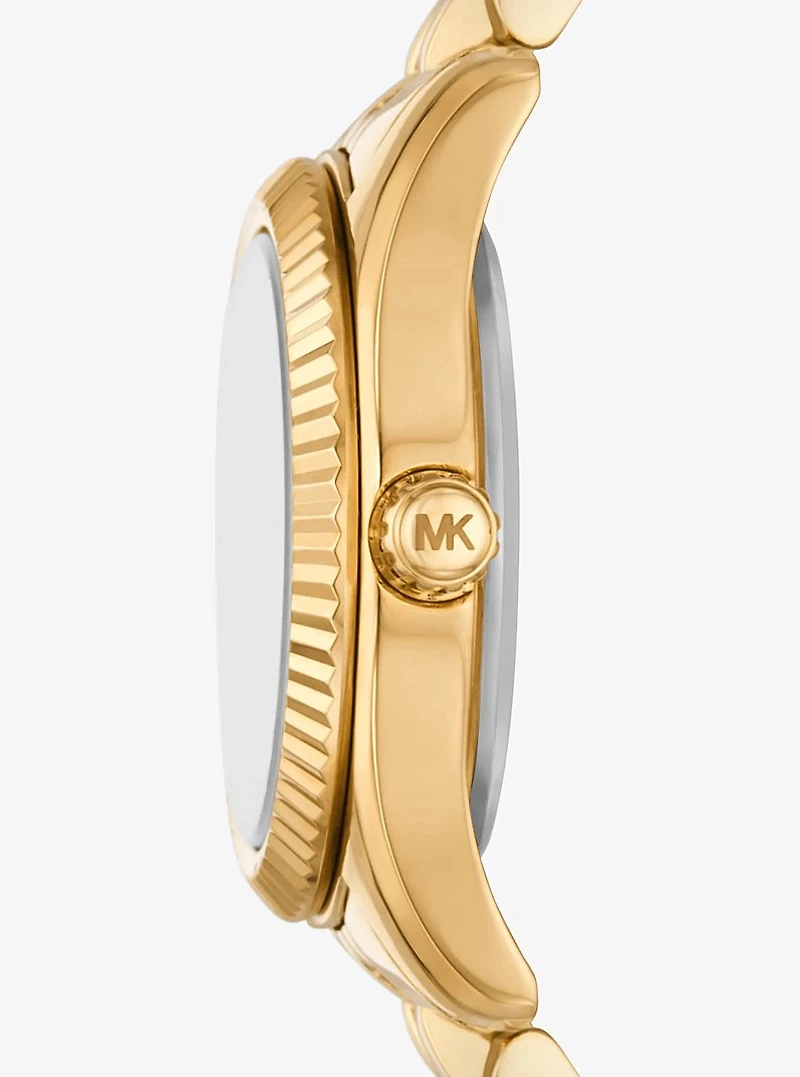 Petite Lexington Pavé Gold-Tone Watch