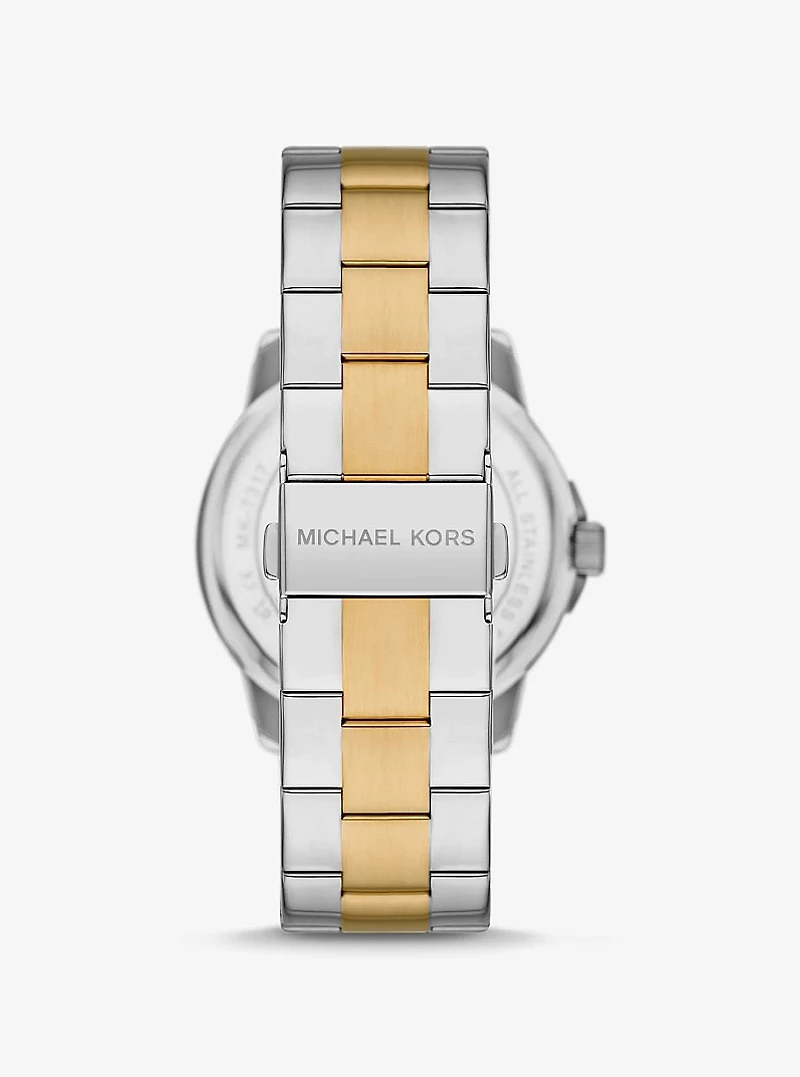 Oversized Brynn Two-Tone Watch