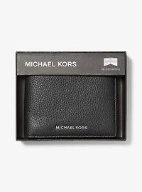 Hudson Pebbled Leather Billfold Wallet
