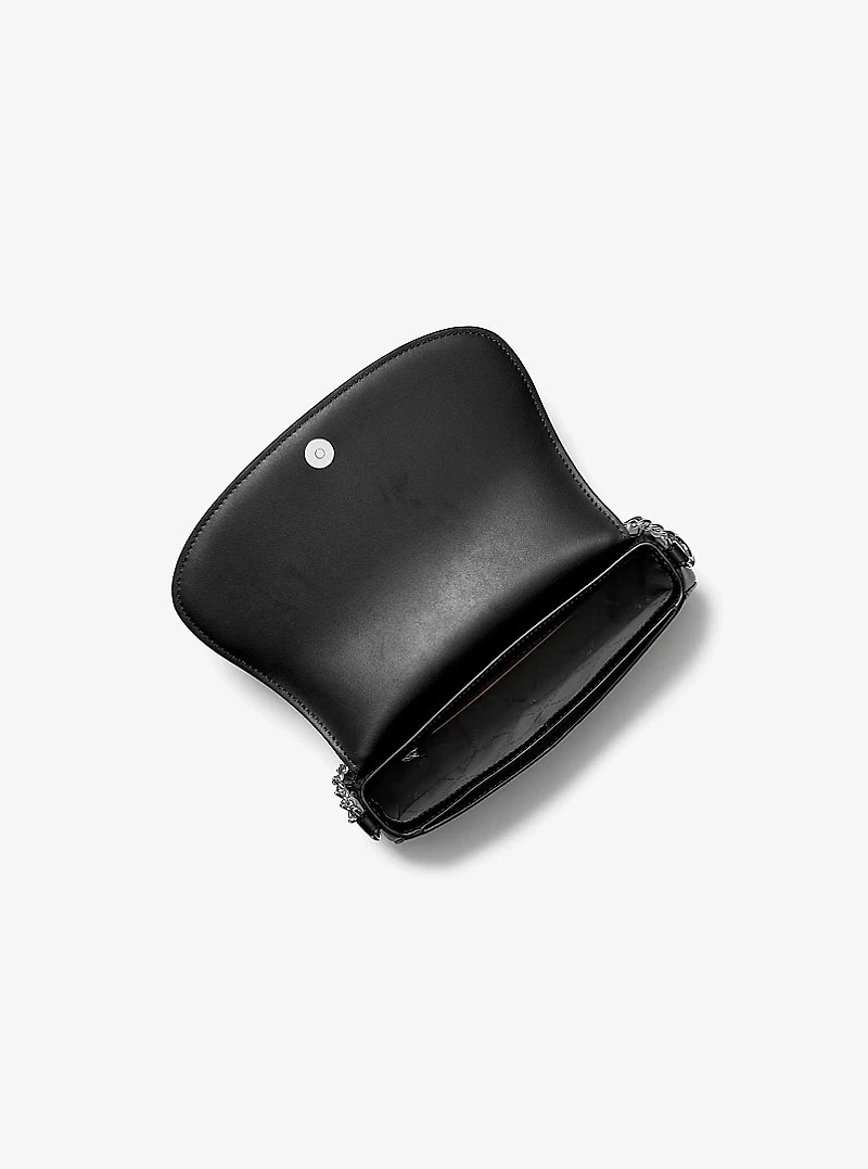 Mila Medium Leather Messenger Bag