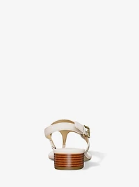 Hannah Signature Logo T-Strap Sandal