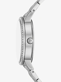 Melissa Pavé Silver-Tone Watch