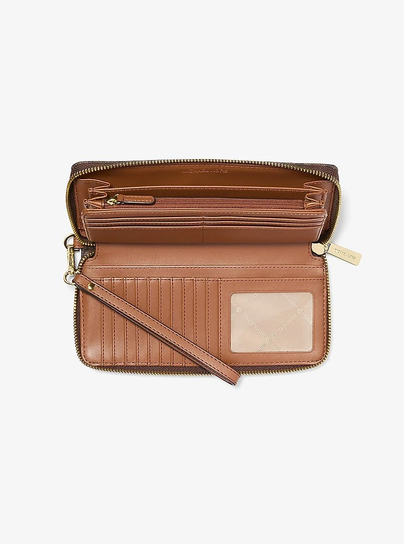 Jet Set Travel Large Logo Continental Wristlet
