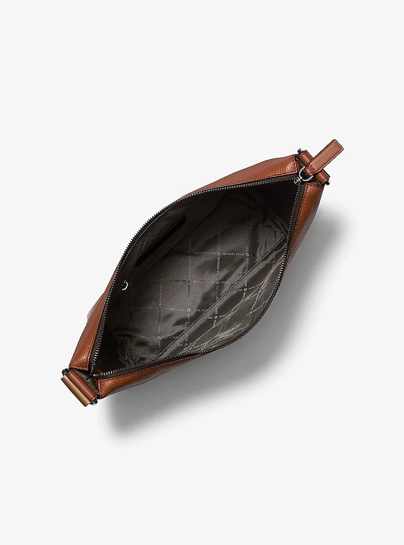 Cooper Pebbled Leather Crescent Bag