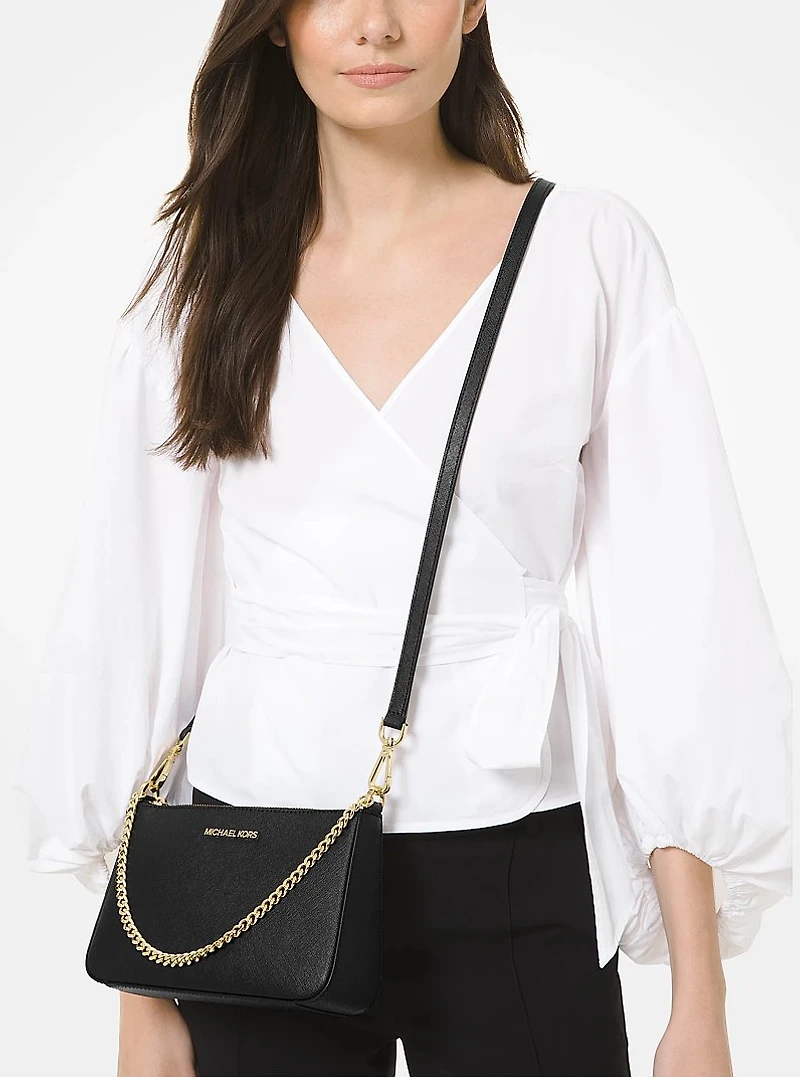Jet Set Medium Saffiano Leather Crossbody Bag