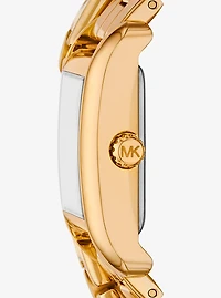 Mini Monroe Silver-Tone Double Wrap Watch