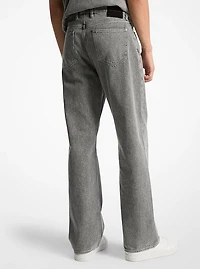 Arden Relaxed-Fit Washed Denim Jeans