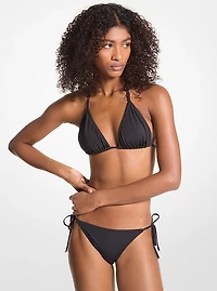 Stretch Nylon Triangle Bikini Top