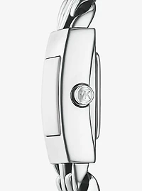 Mini Darrington Silver-Tone Chain-Link Watch