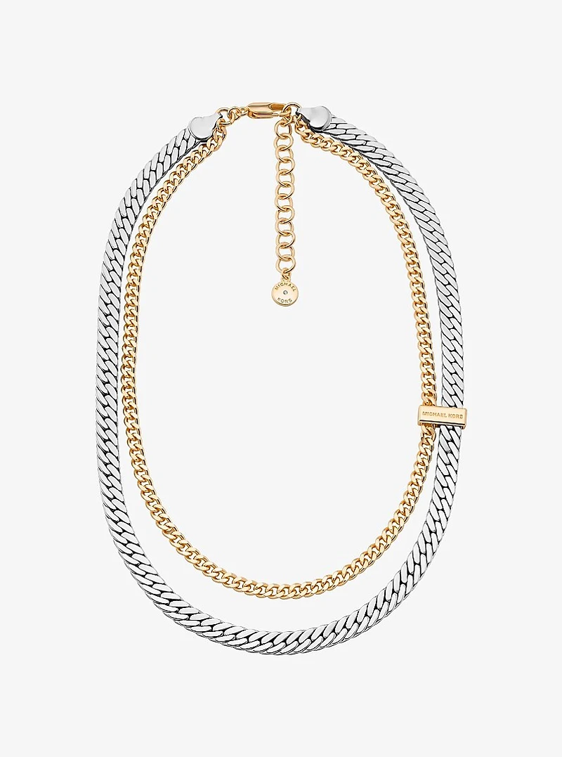 Double Layered Chain Necklace