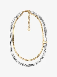 Double Layered Chain Necklace
