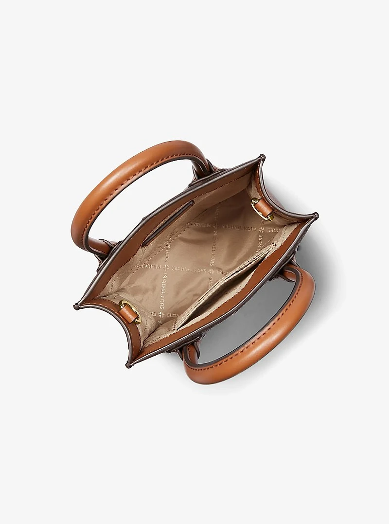 Mercer Extra-Small Logo and Leather Crossbody Bag
