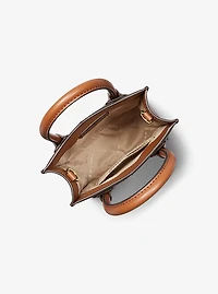 Mercer Extra-Small Logo and Leather Crossbody Bag