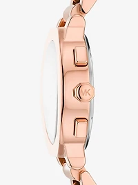 Oversized Gramercy Rose Gold-Tone Watch