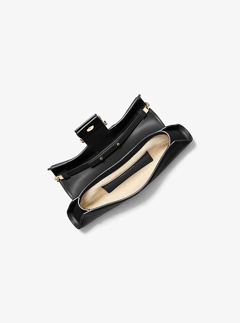 Colby Small Leather Convertible Clutch