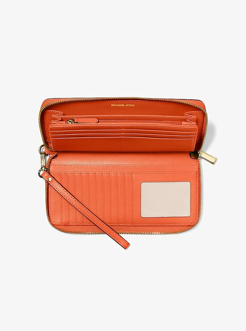 Jet Set Travel Large Leather Continental Wallet