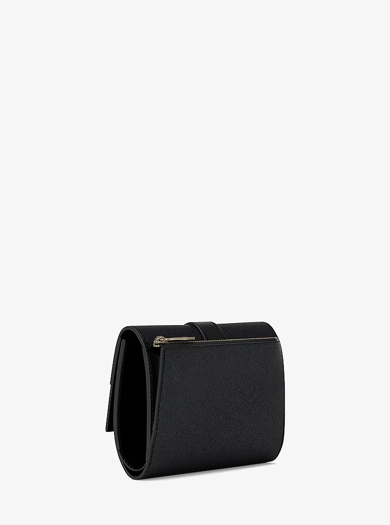 Greenwich Medium Saffiano Leather Trifold Wallet