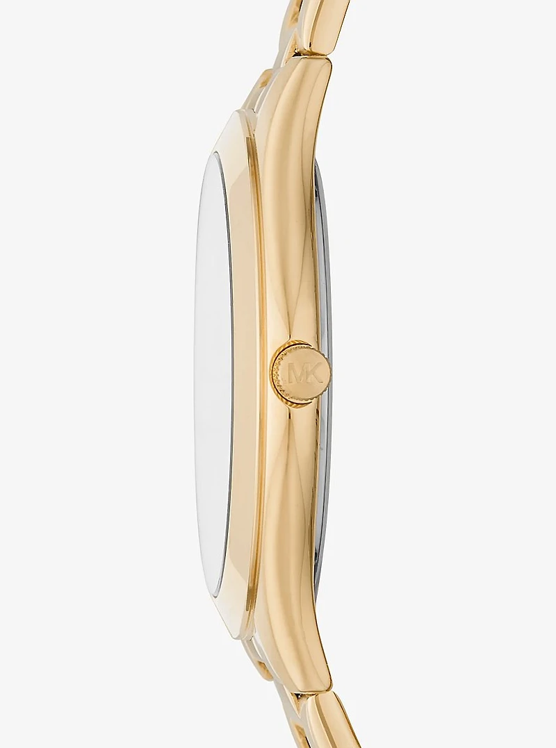 Oversized Aspyn Gold-Tone Watch