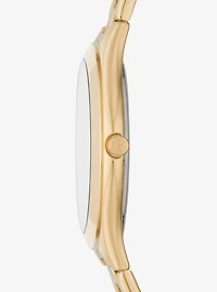 Oversized Aspyn Gold-Tone Watch