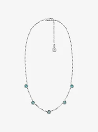 Bezel Cubic Zirconia Necklace