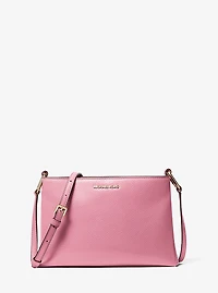 Trisha Medium Pebbled Leather Crossbody Bag