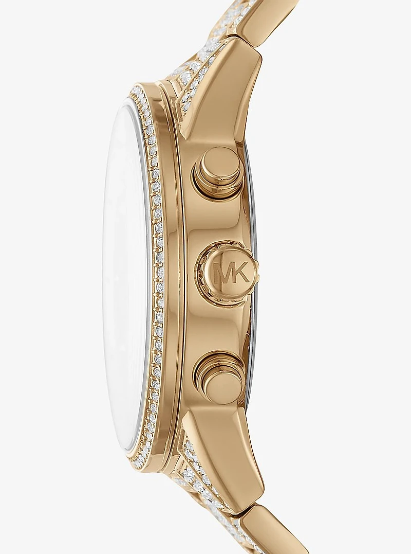 Bryant Pavé Gold-Tone Watch