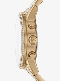 Bryant Pavé Gold-Tone Watch