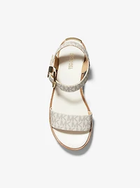 Richie Signature Logo Platform Espadrille Sandal