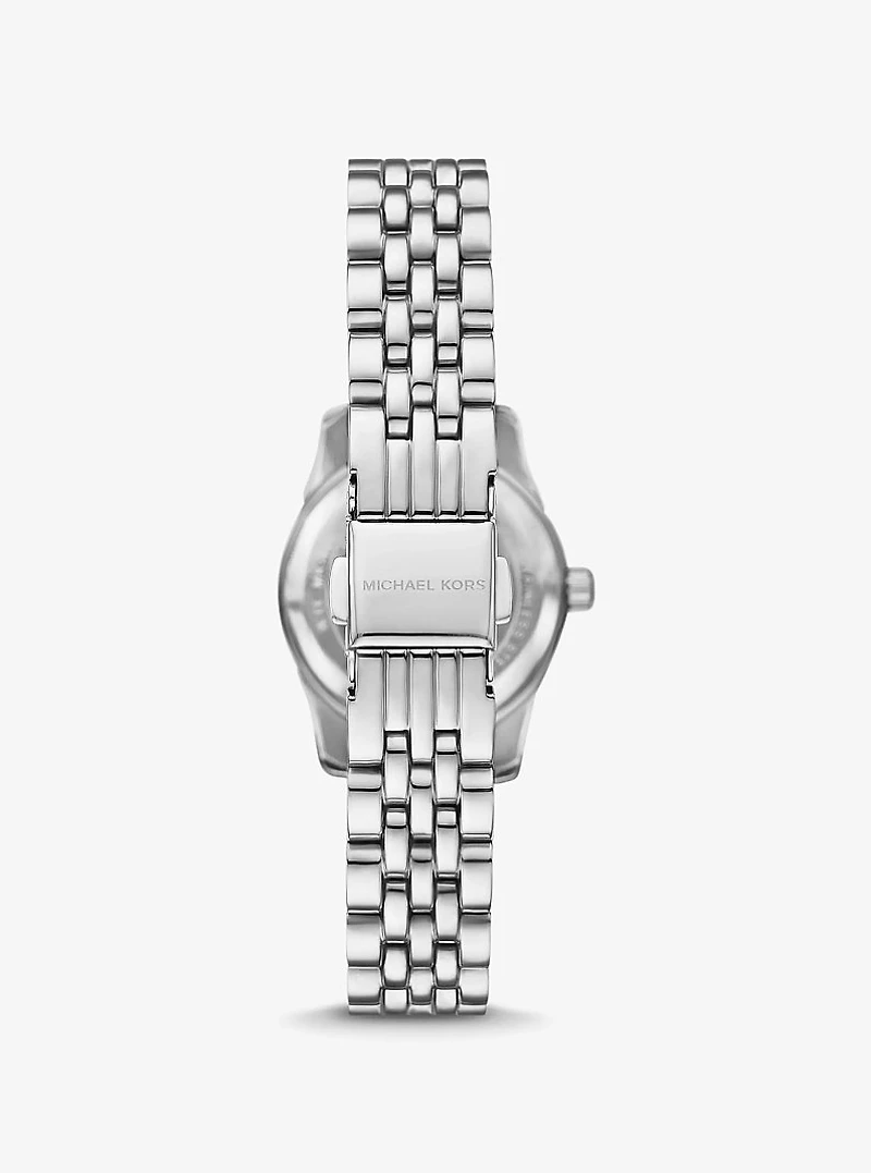 Petite Lexington Pavé Silver-Tone Watch