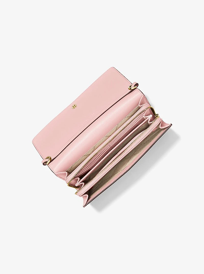 Jet Set Large Leather Crossbody Bag