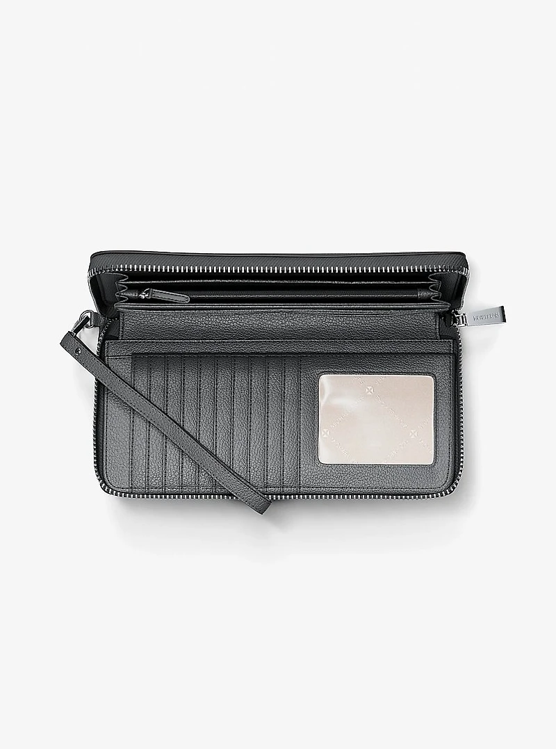 Jet Set Travel Large Leather Continental Wallet