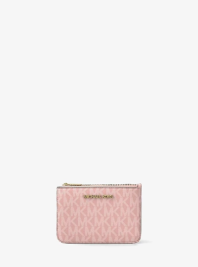 Jet Set Travel Small Signature Logo Coin Purse