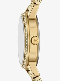 Mini Melissa Pavé Gold-Tone Watch
