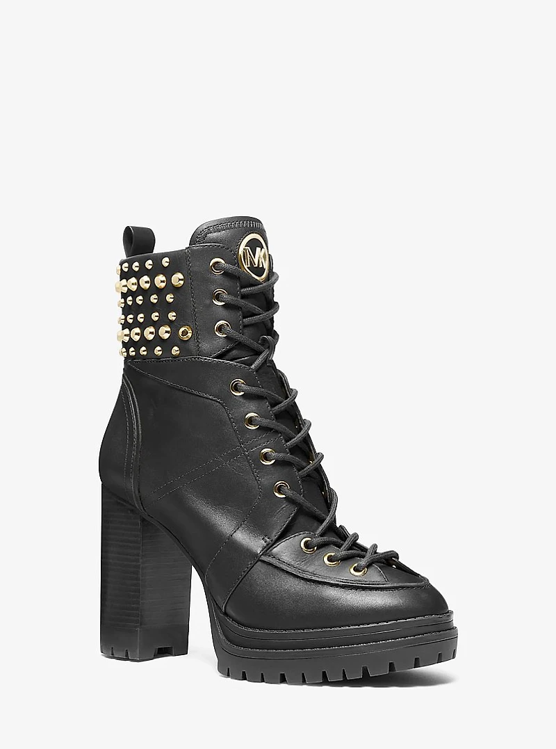 Yvonne Studded Leather Boot