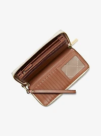 Jet Set Travel Large Logo Continental Wristlet