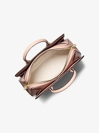 Laila Medium Signature Logo Satchel