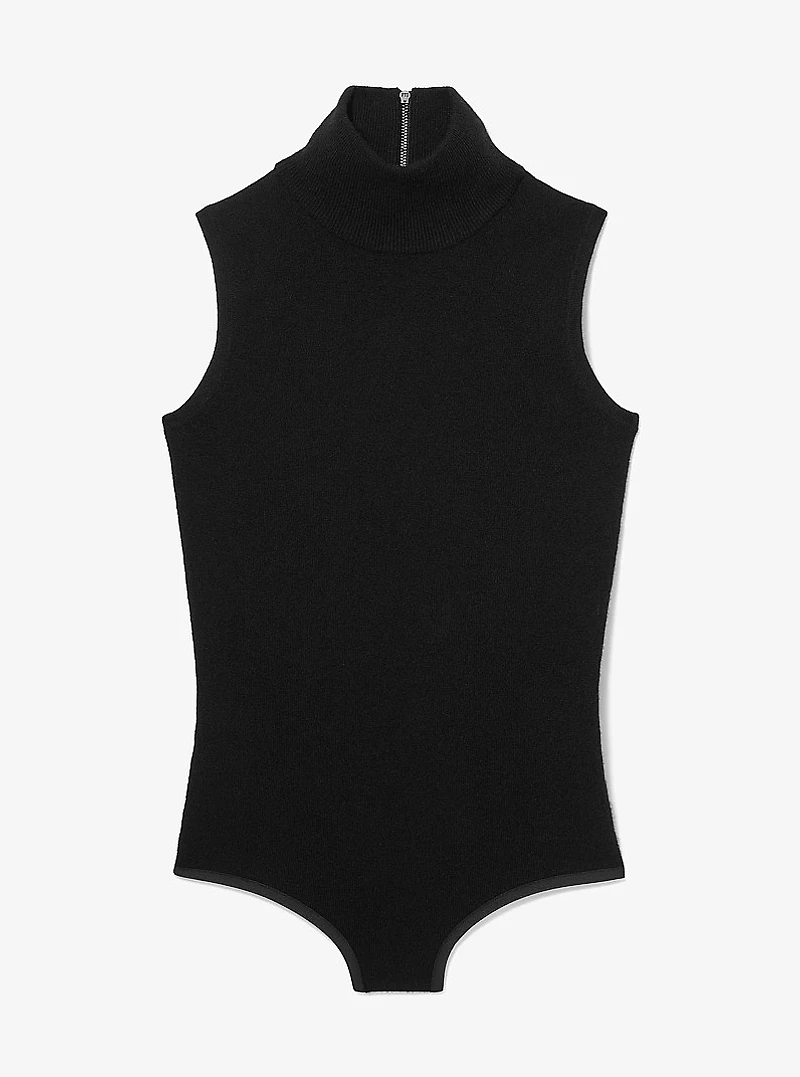 Cashmere Blend Turtleneck Bodysuit