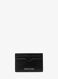 Hudson Pebbled Leather Card Case