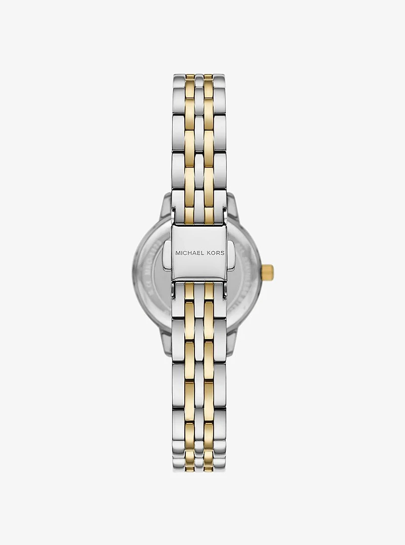 Mini Melissa Pavé Two-Tone Watch