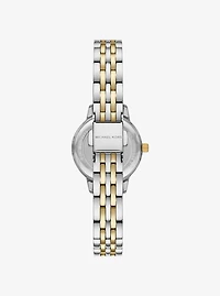 Mini Melissa Pavé Two-Tone Watch