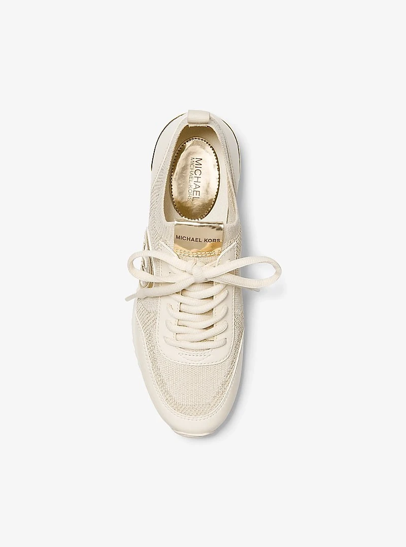 Jenkins Metallic Stretch Knit Trainer