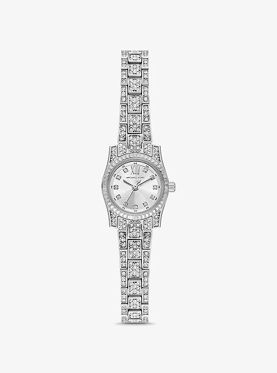 Mini Lexington Pavé Silver-Tone Watch