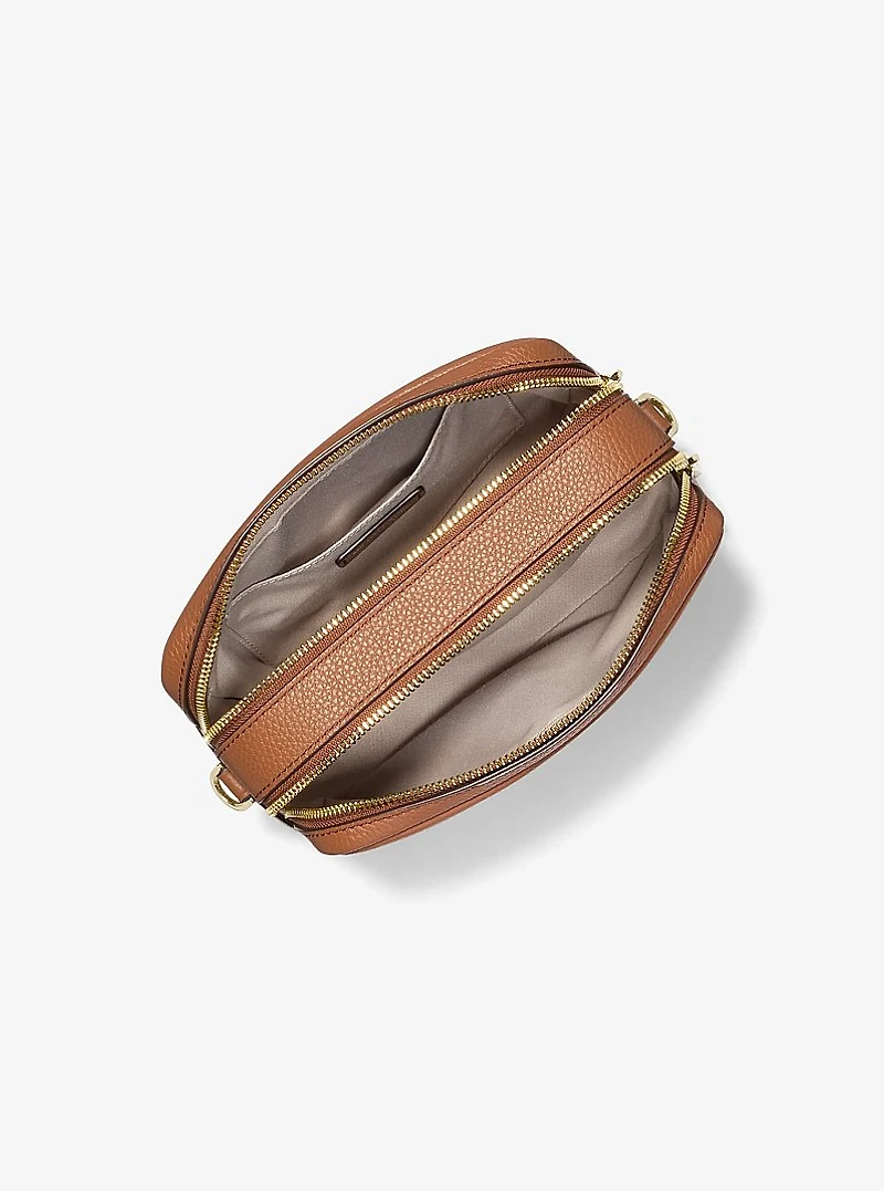 Bryant Medium Pebbled Leather Camera Crossbody Bag