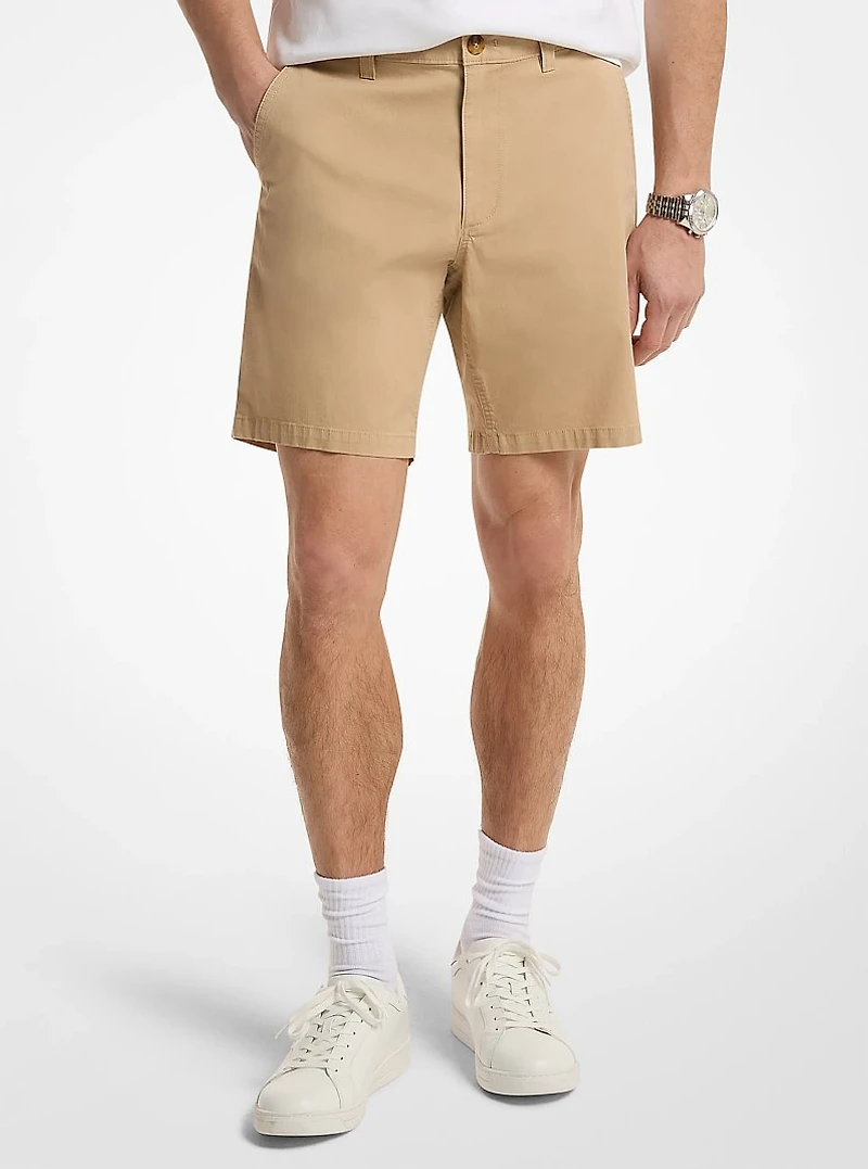 Stretch Cotton Shorts